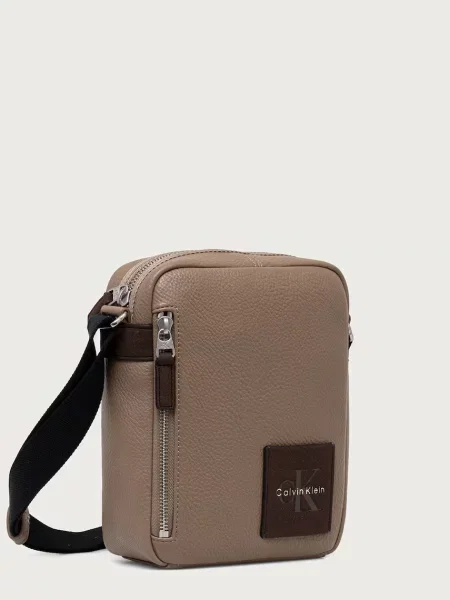 Torbica za okrog pasu Calvin Klein Bold Pebble Ssnl Simple Reporter bež