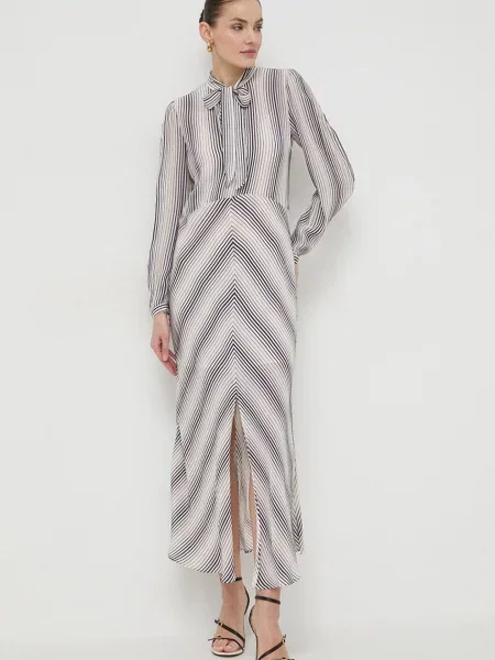 Twinset ruha maxi egyenes bézs
