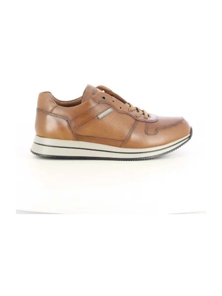 Sneakersy Mephisto skórzane brązowe