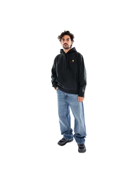 Bluza z kapturem Carhartt Wip z kapturem czarna