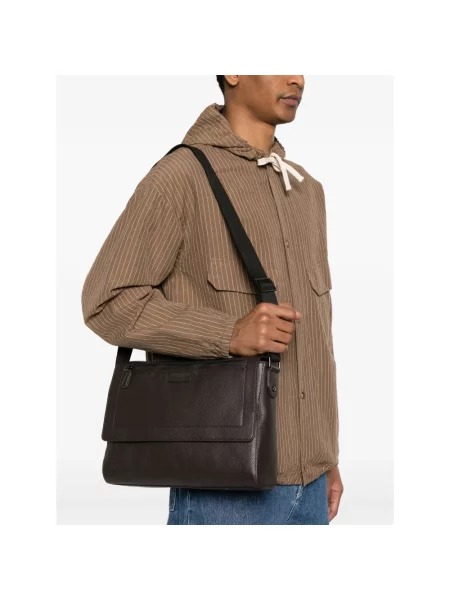 Torba crossbody Gianni Chiarini skórzana brązowa
