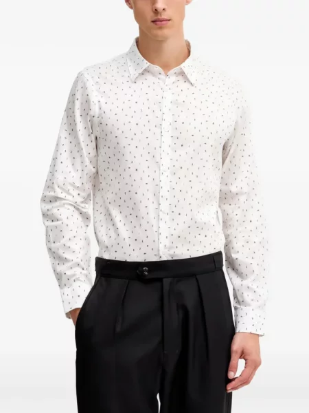 Lung cămașă Armani Exchange alb