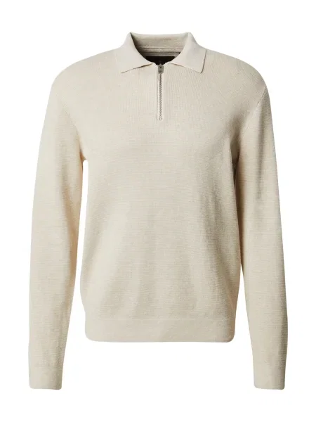 JACK & JONES Pulover JPRBLAMilano murdar alb