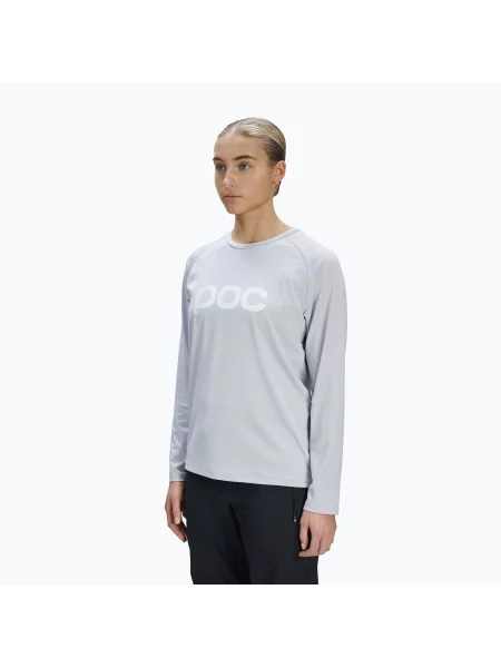 Cyklistické tričko Longsleeve POC Reform Enduro Jersey granite grey šedé