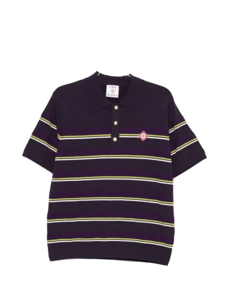 Polo Casablanca cu dungi violet