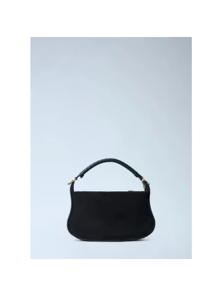 Chloé Torebka Marcie Z Nitami schwarz czarna