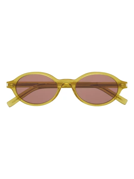 Okulary przeciwsłoneczne Saint Laurent żółte