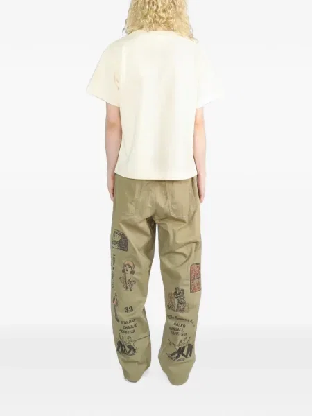 Pantaloni Samuel Zelig cu broderie