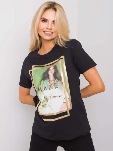Majica Fashionhunters črna