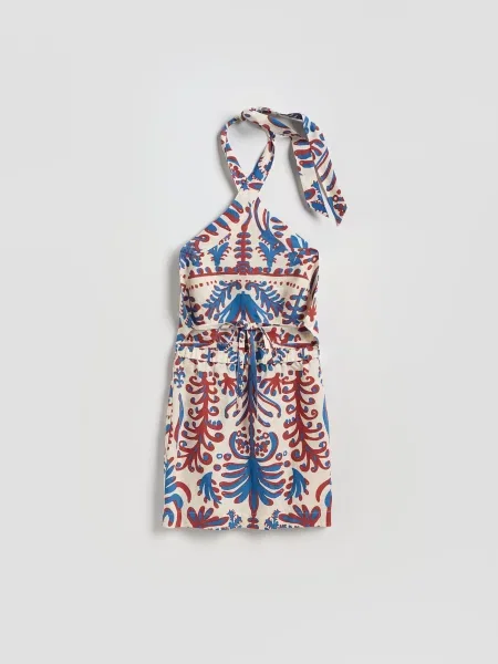Reserved Сукня-міні з візерунком різнобарвний 