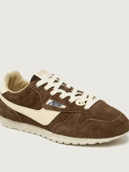 Autry Sneakers WINDSPIN | piele întoarsă maro