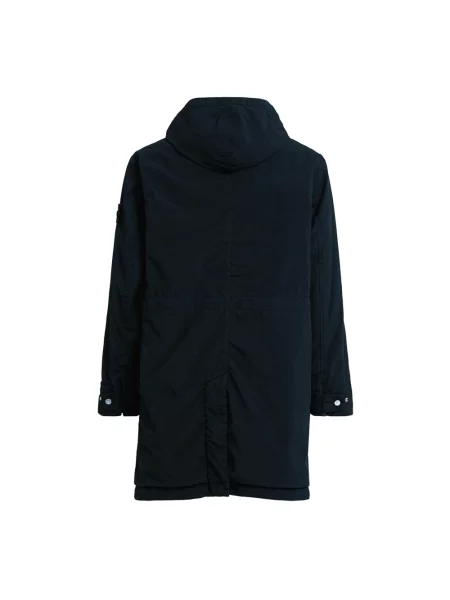 Parka Stone Island z kamieniami niebieska