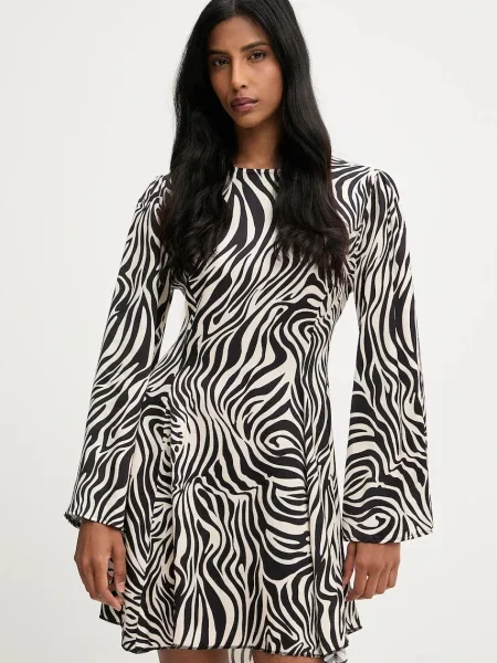 Haljina Answear.LAB mini širi se prema dolje crna