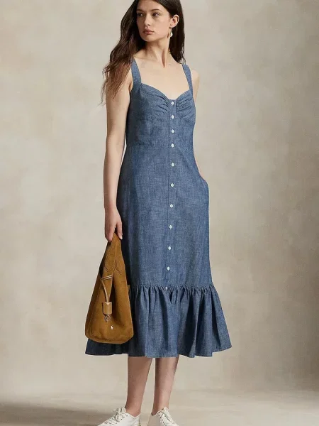 Polo Ralph Lauren rochie din albastru