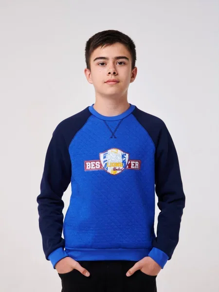 Дитячий Світшот SMIL синій