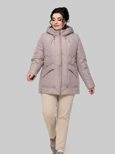 Демісезонна куртка All Posa рожевий