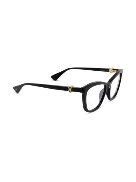 Ochelari de soare Cartier Eyewear cu autograf negru