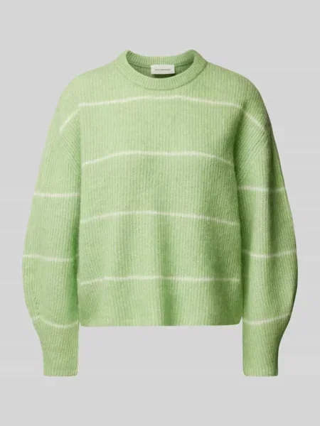 Sweter z dzianiny z okrągłym dekoltem model ‘Ethana Nenaya’ Msch Copenhagen