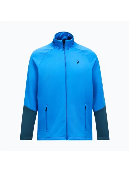Bluză pentru bărbați Peak Performance Rider Essentials Zip Jacket Azure Ascent/Mountain Lake