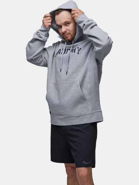 Худи Saucony серое