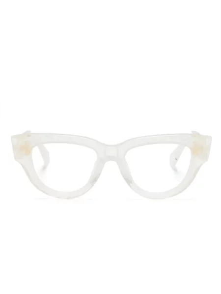 Sunčane naočale mačje oči Valentino Eyewear bijela