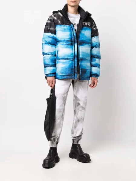 Paltas Moschino mėlyna