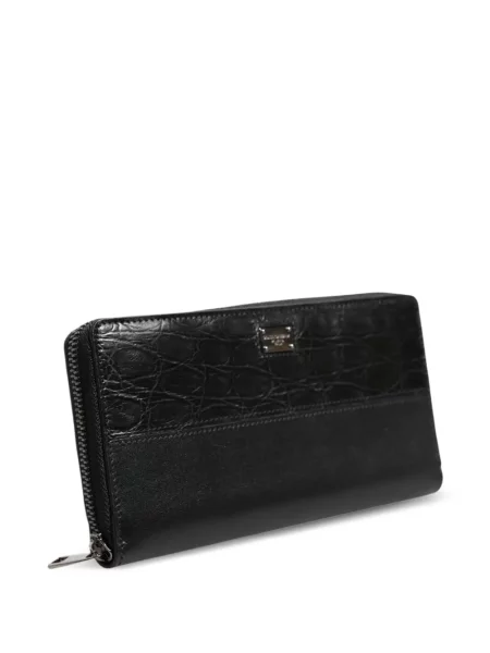 Peněženka Dolce & Gabbana s autogramem černá