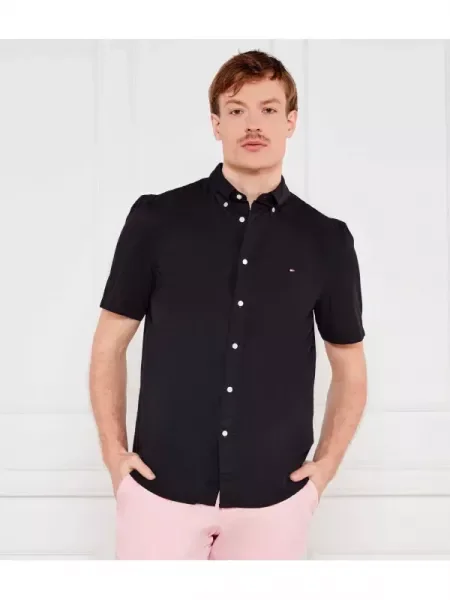 Tommy Hilfiger Cămașă FLEX | negru