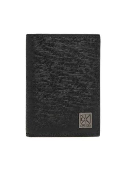Calvin Klein Pénztárca Emblem Hw N/S Billfold W/ Coin fekete
