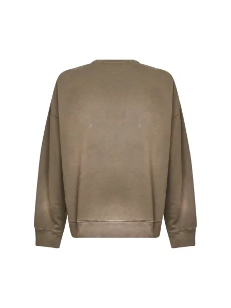 Bluza nierozpinana Golden Goose retro z okrągłym dekoltem beżowa