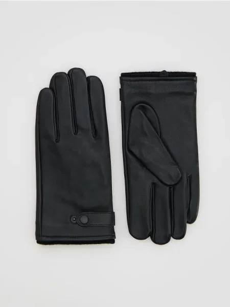 Перчатки Reserved черные