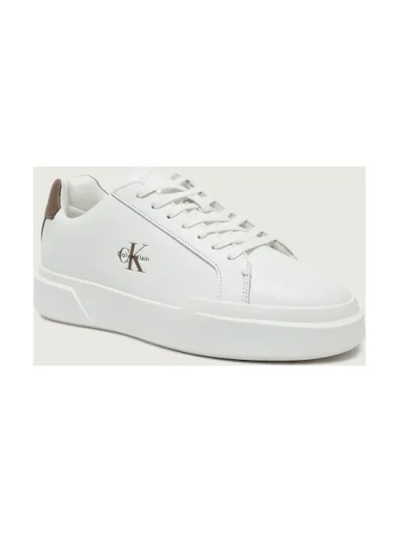 Calvin Klein Sportcipők Chunky Cupsole Laceup Lth fehér