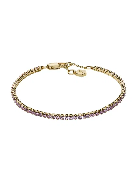 FOSSIL Náramok ELLIS zlatá fialová