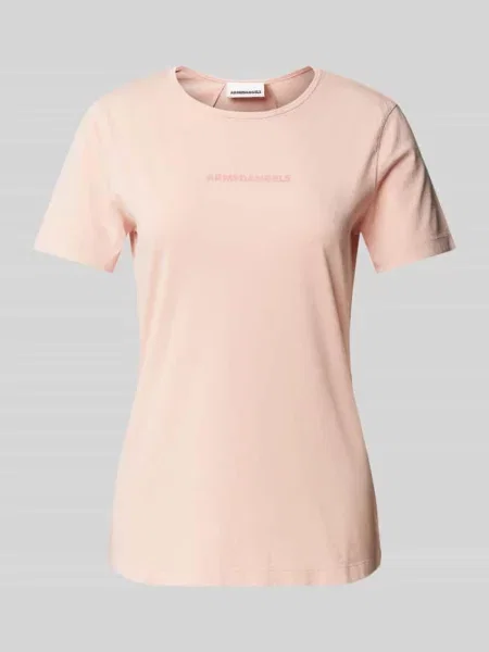T-shirt z nadrukiem z logo model ‘EBAANORA’ Armedangels