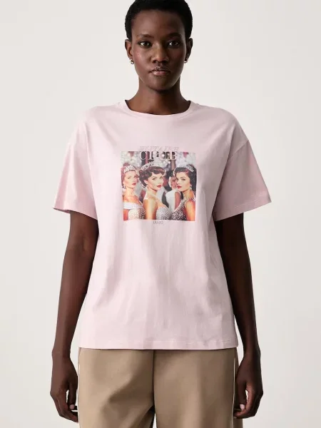 Liu Jo tricou pentru femei din roz