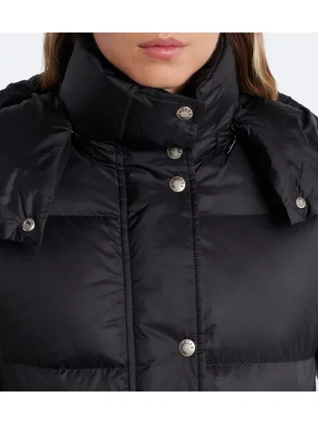 Matlasat geacă cu puf Moncler negru