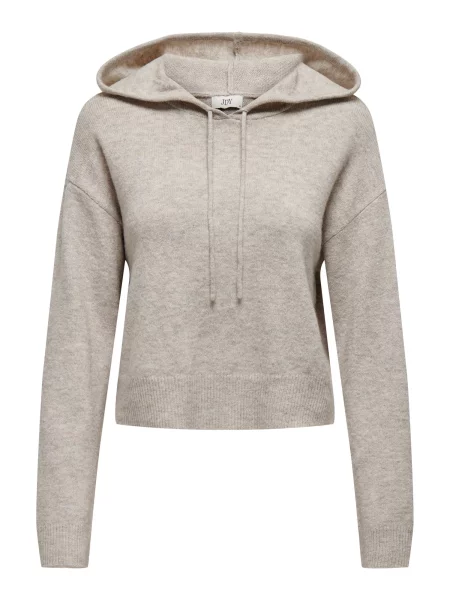 JDY Petite Pulover Rue taupe gri