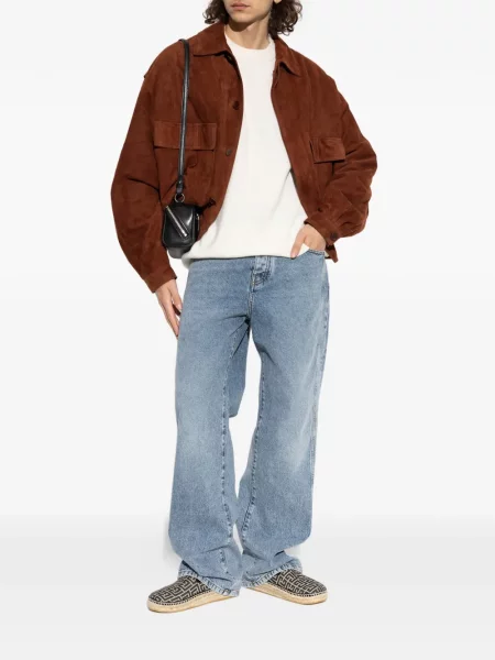 Lung pulover Balmain alb