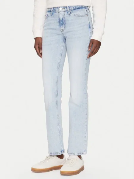 Tommy Jeans Blugi Maddie Bootcut Fit albastru