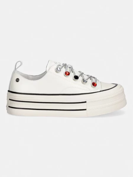 Кожаные кеды Goe