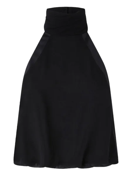 Top Pinko din satin negru