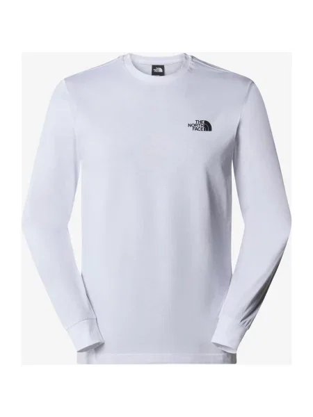 Koszulka The North Face Red Box długi rękaw czarny M biały