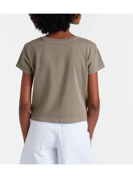 Tricou Agolde din jerseu maro