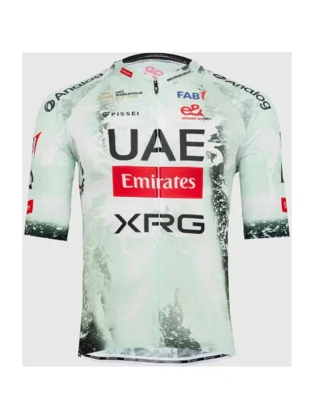 Koszulka rowerowa UAE Team Emirates XRG Tour de France Magistrale Ultra krótki rękaw S biały