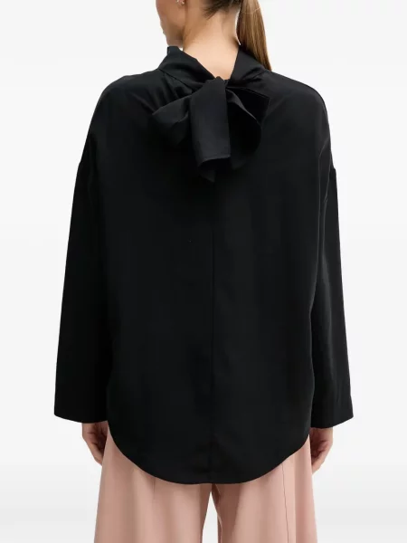 Top Sisley cu funde negru
