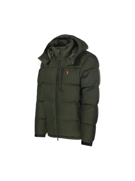 Polo Ralph Lauren kurtka puchowa brązowy zimowa oliwkowa
