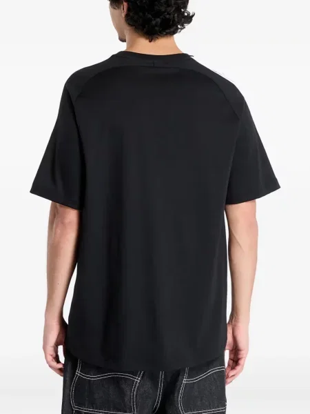 Бягане тениска Adidas с леопардов принт от джърси черно