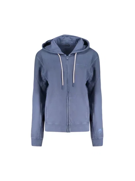 Bluza z kapturem North Sails niebieska