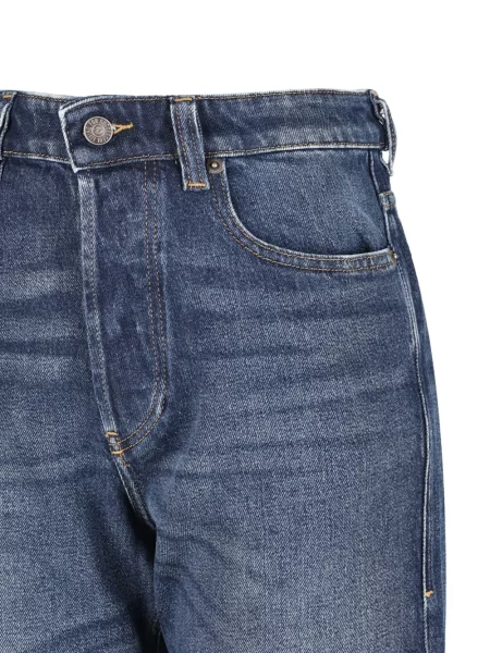 Blugi Diesel cu strasuri albastru
