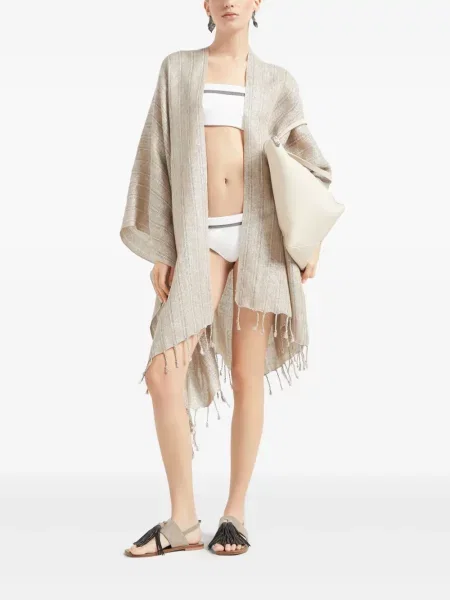 Bikini Brunello Cucinelli alb